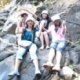with my family at beside waterfall of kyike htee yoe Pagoda
