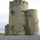 Atlantic ocean beside castle