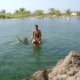 AT THE LU LU ISLAND WITH AUNG KO KO & MA KHINE