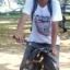 The Lu Soe on the bike